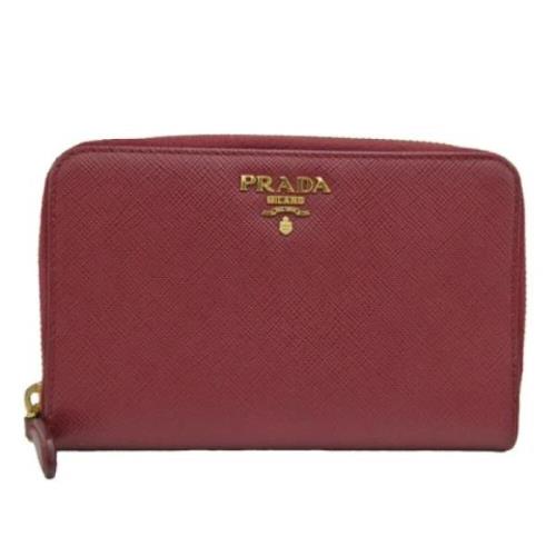 Prada Vintage Pre-owned Laeder plnbcker Red, Dam