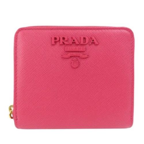 Prada Vintage Pre-owned Laeder plnbcker Pink, Dam