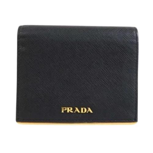 Prada Vintage Pre-owned Laeder plnbcker Black, Dam