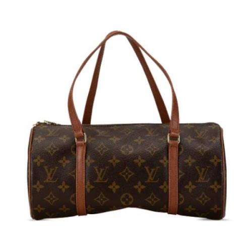 Louis Vuitton Vintage Pre-owned Canvas handvskor Brown, Dam