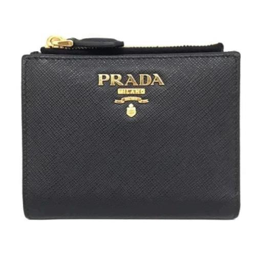 Prada Vintage Pre-owned Laeder plnbcker Black, Dam