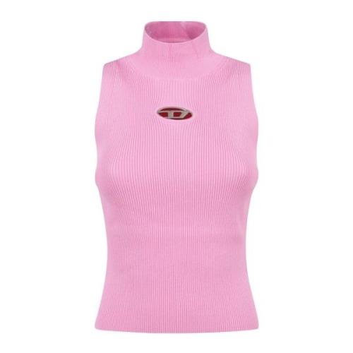 Diesel Top Tröja för Män Pink, Dam