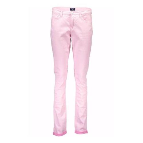 Gant Rosa bomullsjeansbyxor Pink, Dam