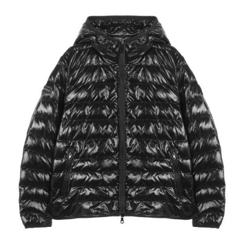 Duvetica Svart Huva Dunjacka Aw24 Black, Herr