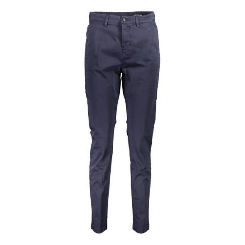 North Sails Blå Bomull Slim-Fit Jeans Byxa Blue, Dam