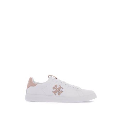 Tory Burch Dubbel T Tennisskor White, Dam