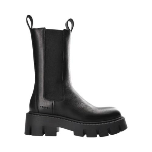 Copenhagen Shoes Stilren Läder Chelsea Boot Black, Dam