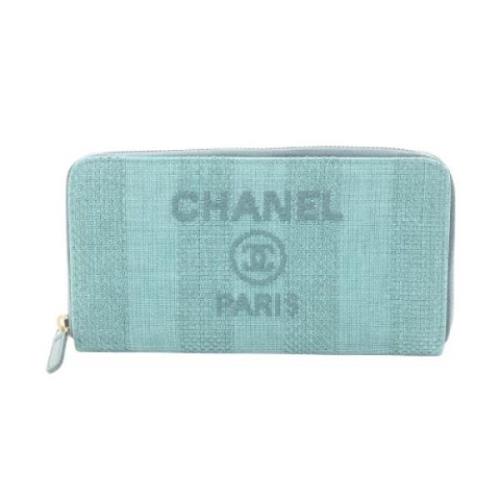 Chanel Vintage Pre-owned Canvas plnbcker Blue, Dam