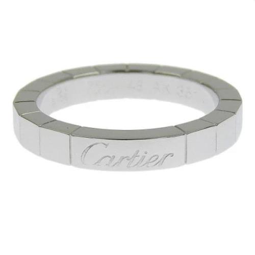 Cartier Vintage Pre-owned Vitt guld ringar Gray, Dam