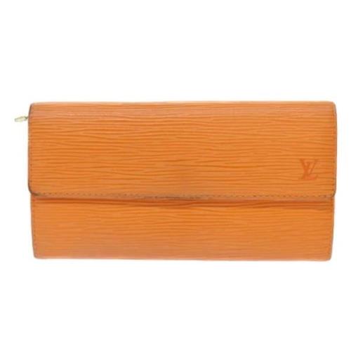 Louis Vuitton Vintage Pre-owned Laeder plnbcker Orange, Dam