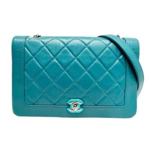 Chanel Vintage Pre-owned Laeder chanel-vskor Blue, Dam