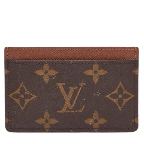 Louis Vuitton Vintage Pre-owned Belagd canvas plnbcker Brown, Dam