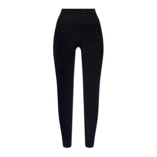 Perfect Moment Ribbed Leggings Black, Dam