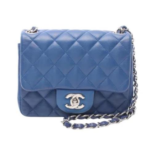 Chanel Vintage Pre-owned Laeder chanel-vskor Blue, Dam