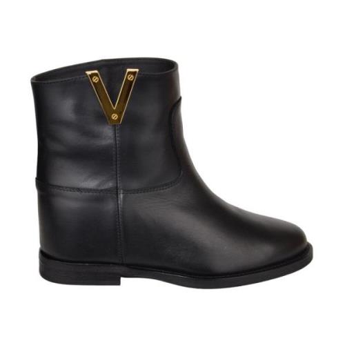 Via Roma 15 Ankle Boots Black, Dam