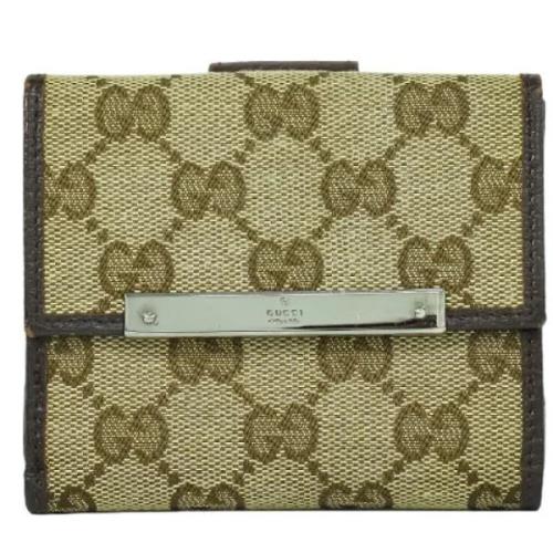 Gucci Vintage Pre-owned Canvas plnbcker Beige, Unisex