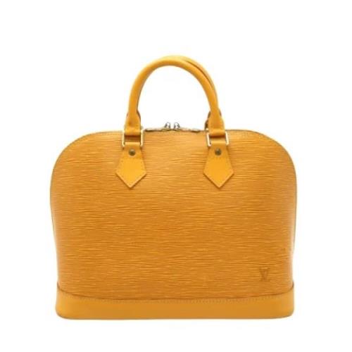 Louis Vuitton Vintage Pre-owned Laeder louis-vuitton-vskor Yellow, Dam