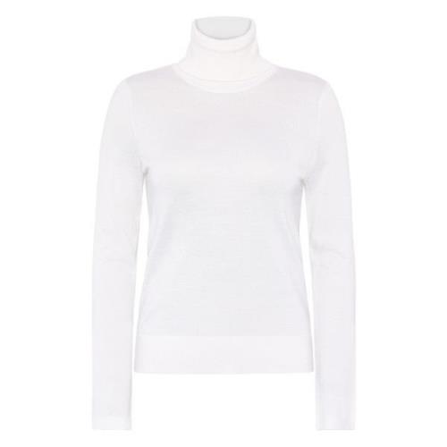 Emerson Renaldi Off White Merino Ull Turtle Neck Sweater White, Dam