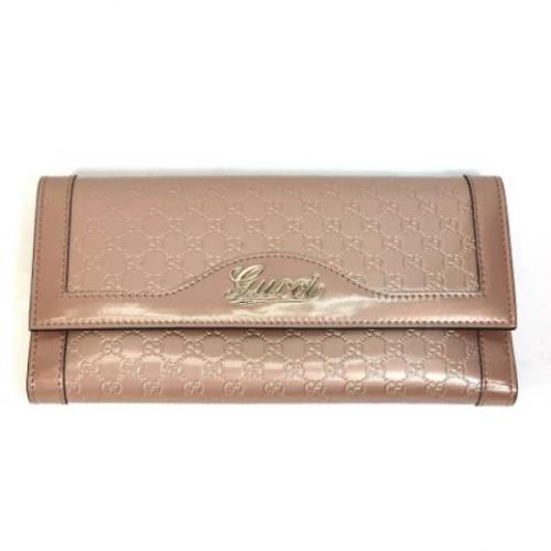 Gucci Vintage Pre-owned Laeder plnbcker Pink, Dam