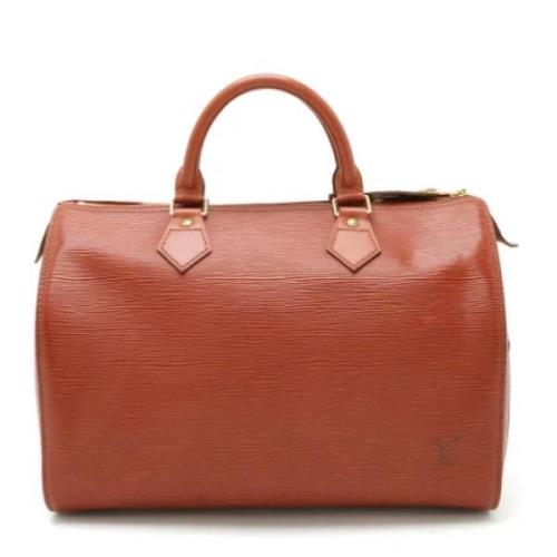 Louis Vuitton Vintage Pre-owned Laeder handvskor Brown, Dam