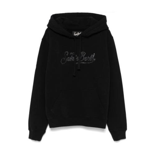 MC2 Saint Barth Virginia Sweatshirt Avslappnad Stil Kvinnor Black, Dam