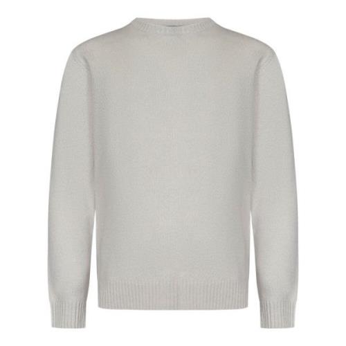 Low Brand Vit Tröja Aw24 White, Herr