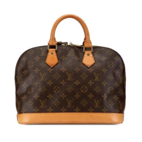 Louis Vuitton Vintage Pre-owned Canvas handvskor Brown, Dam