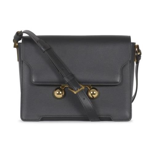 Marni Svart Axelväska Medium Black, Dam