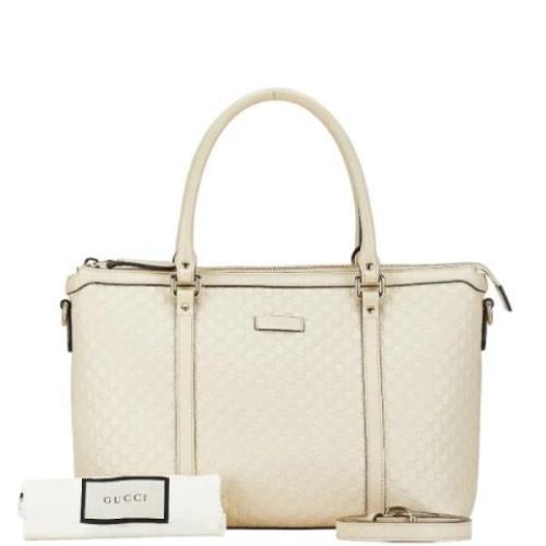 Gucci Vintage Pre-owned Laeder gucci-vskor White, Dam