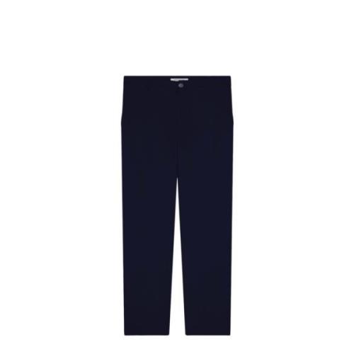 Maison Kitsuné Stiliga byxor för män Blue, Herr