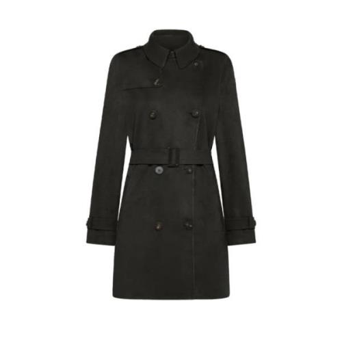 RRD Svart Trenchcoat Black, Dam