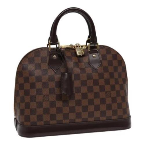 Louis Vuitton Vintage Pre-owned Canvas handvskor Brown, Dam