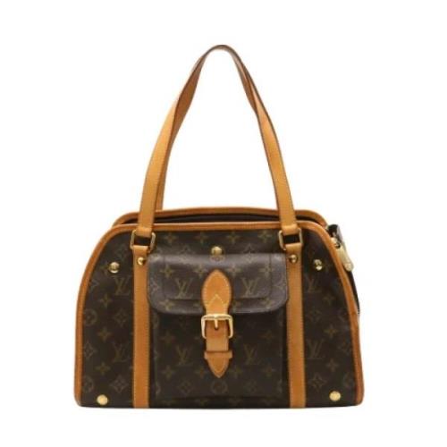 Louis Vuitton Vintage Pre-owned Canvas louis-vuitton-vskor Brown, Dam