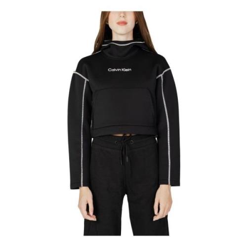 Calvin Klein Svart Sport Sweatshirt för Kvinnor Black, Dam