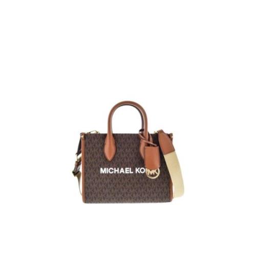 Michael Kors Brun Mirella Shoppingväska med Lås Brown, Dam