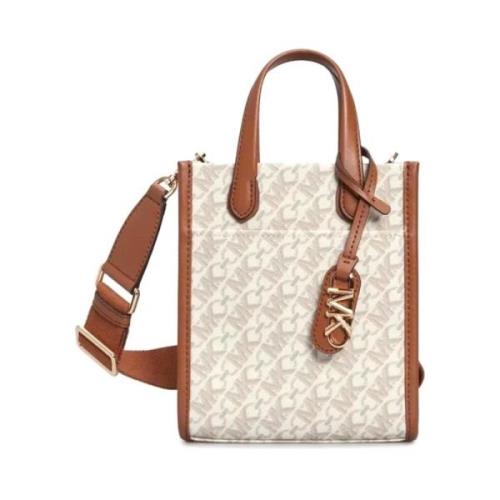 Michael Kors Stilren Läder Väska White, Dam