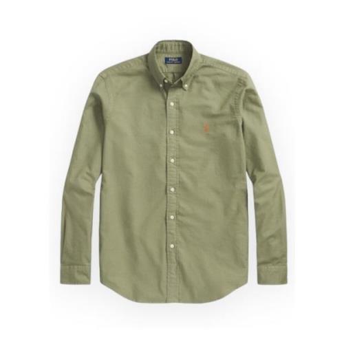 Polo Ralph Lauren Slim Fit Oxford Skjorta Green, Herr