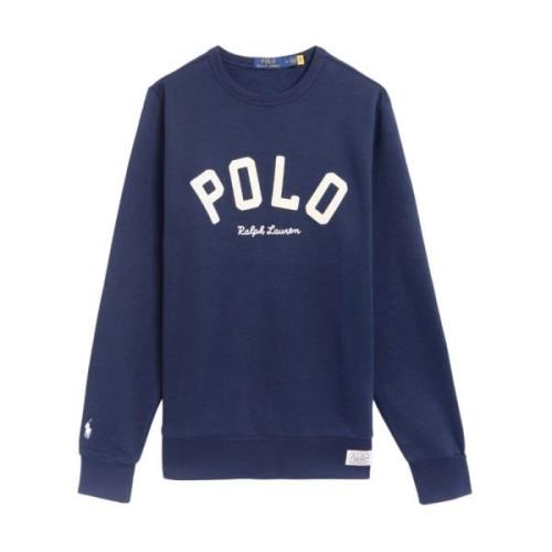 Ralph Lauren Sweatshirt RL fleece-lsl-sws 710952041001 Blue, Herr