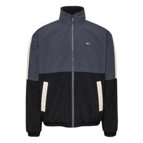 Tommy Hilfiger Vändbar Sherpajacka Färgblock Multicolor, Herr