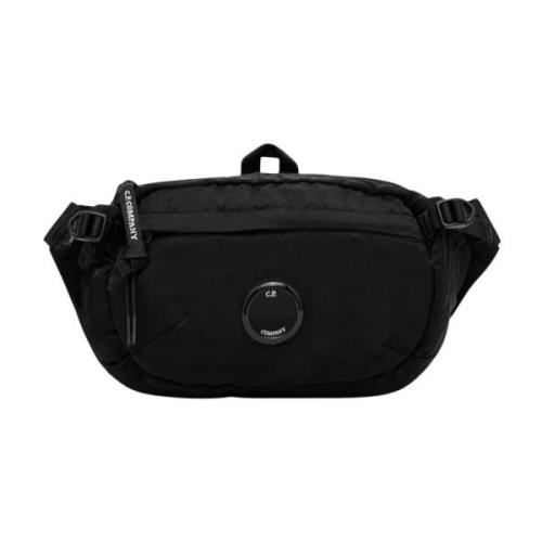 C.p. Company Nylon Lens Marsupio med Justerbar Bälte Black, Herr