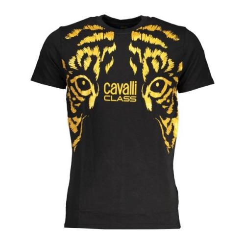 Cavalli Class Kortärmad Herr T-shirt Svart Black, Herr