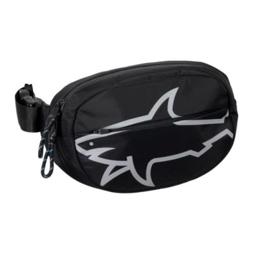 Paul & Shark Expandable Crossbody Väska Svart Black, Herr