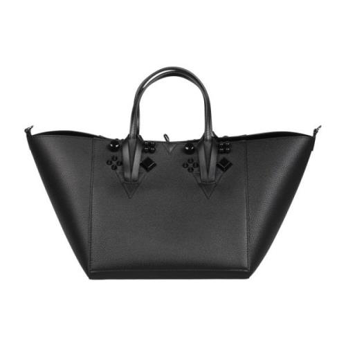 Christian Louboutin Studded Cabachic Tote Väska Black, Dam