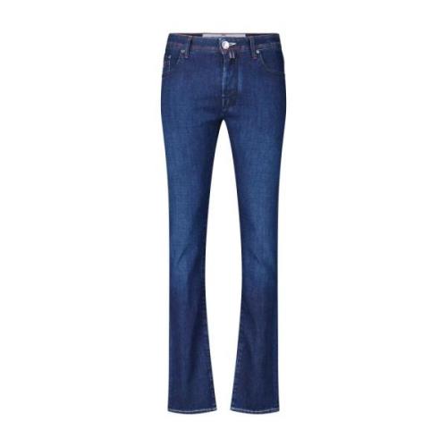 Jacob Cohën Slim-Fit Bomull Bard Jeans Blue, Herr