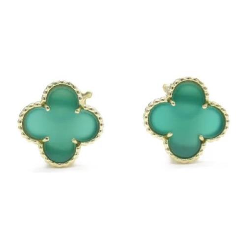 Van Cleef & Arpels Pre-owned Pre-owned Guld rhngen Green, Dam