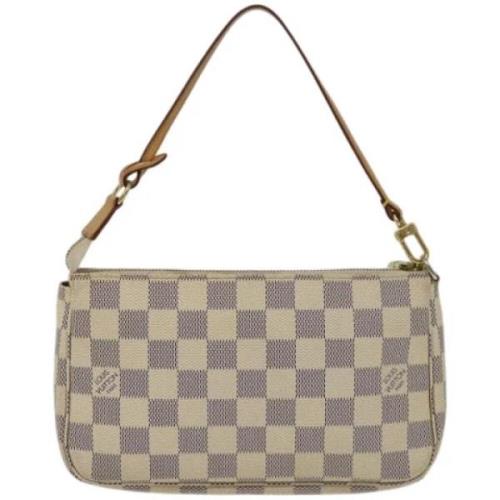 Louis Vuitton Vintage Pre-owned Canvas louis-vuitton-vskor White, Dam