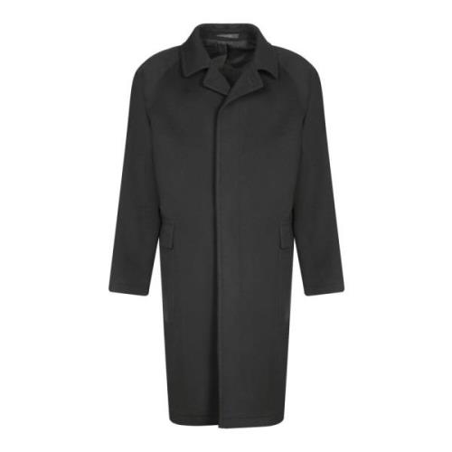 Tagliatore Herrkläder Kappor Svart Aw24 Black, Herr