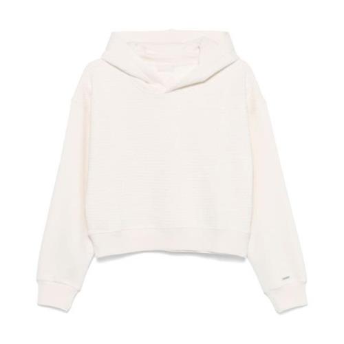 Liu Jo Vit Sweater med Strass White, Dam