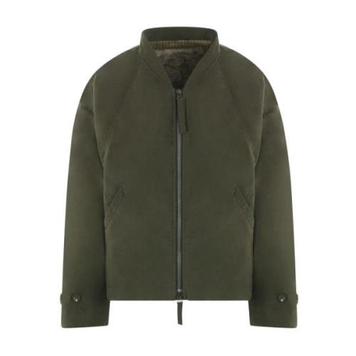 Ziggy Chen Olivgrön Oversize Bomberjacka Green, Herr