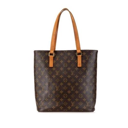 Louis Vuitton Vintage Pre-owned Canvas axelremsvskor Brown, Dam